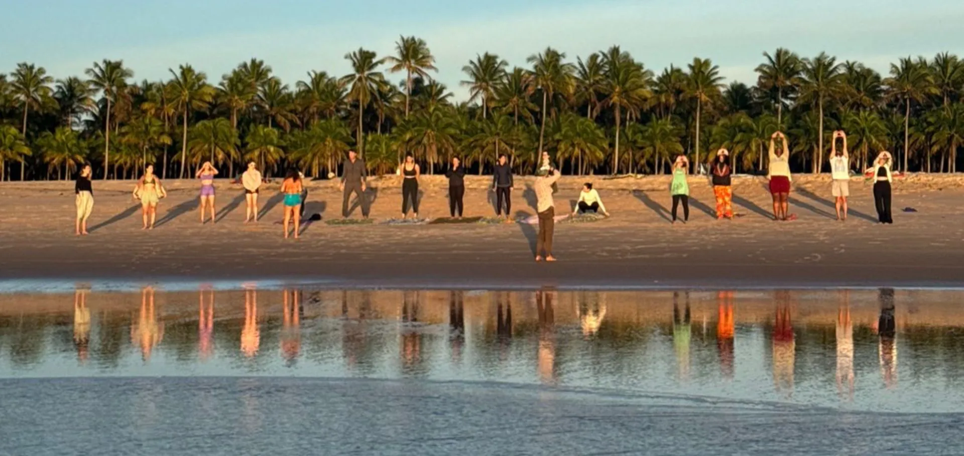 wellness retreats brazil - Yoga in the beach | Unah Piracanga Bahia