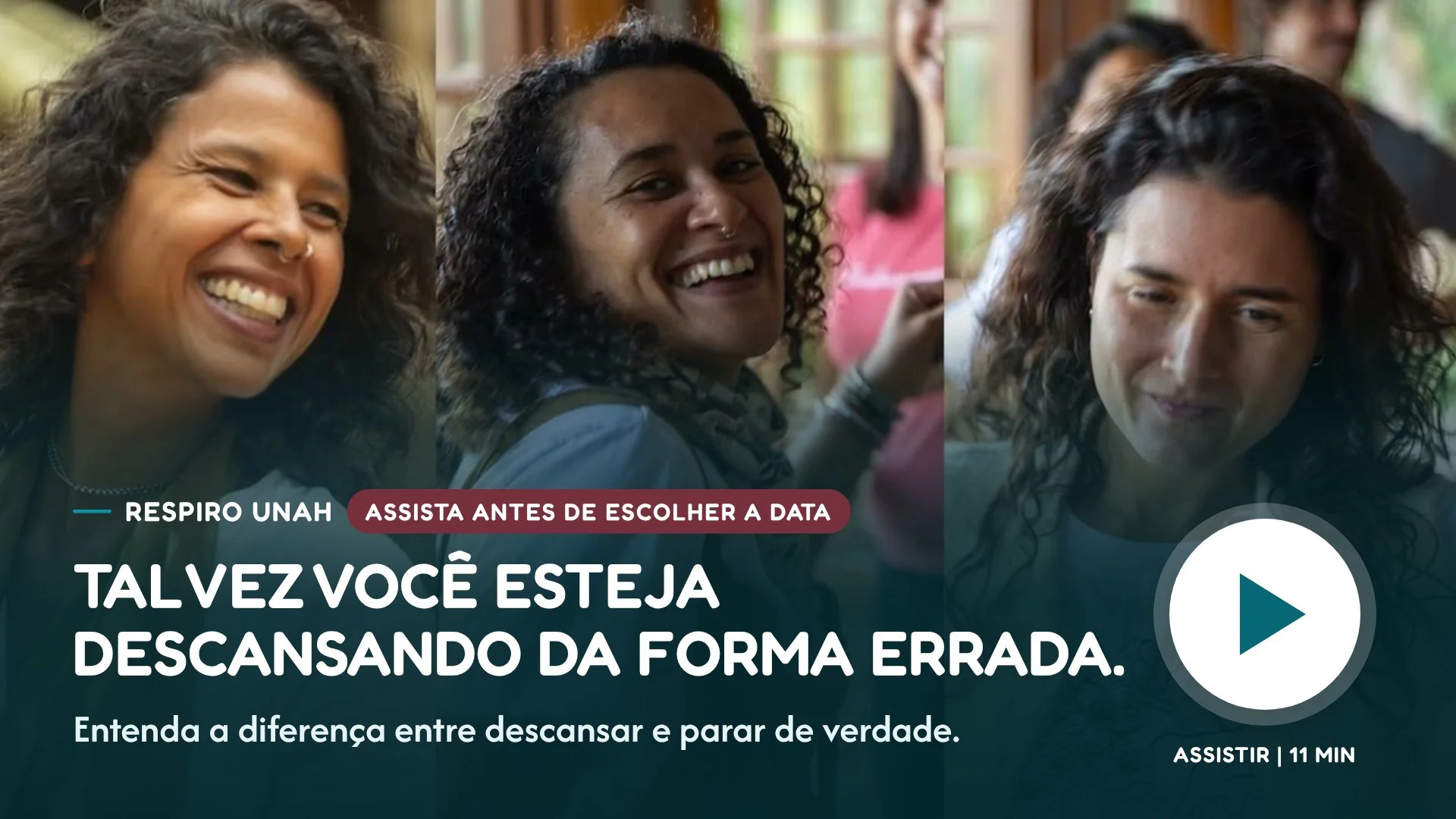 Assista à apresentação do Respiro Unah: talvez você esteja descansando da forma errada